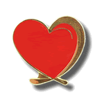 Red Heart Pin