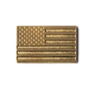 Flag - USA Gold On Gold