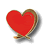 Red Heart Pin